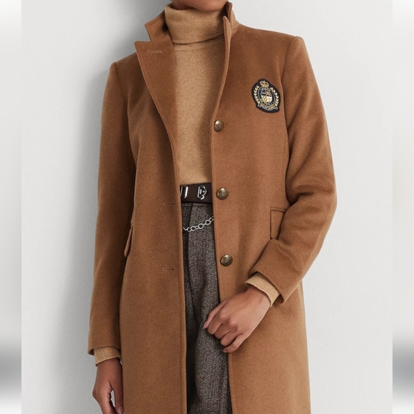 Lauren Ralph Lauren Jackets & Blazers - Ralph Lauren | Casual Style Wool Blended Long Coat with Buttons | Womens 10